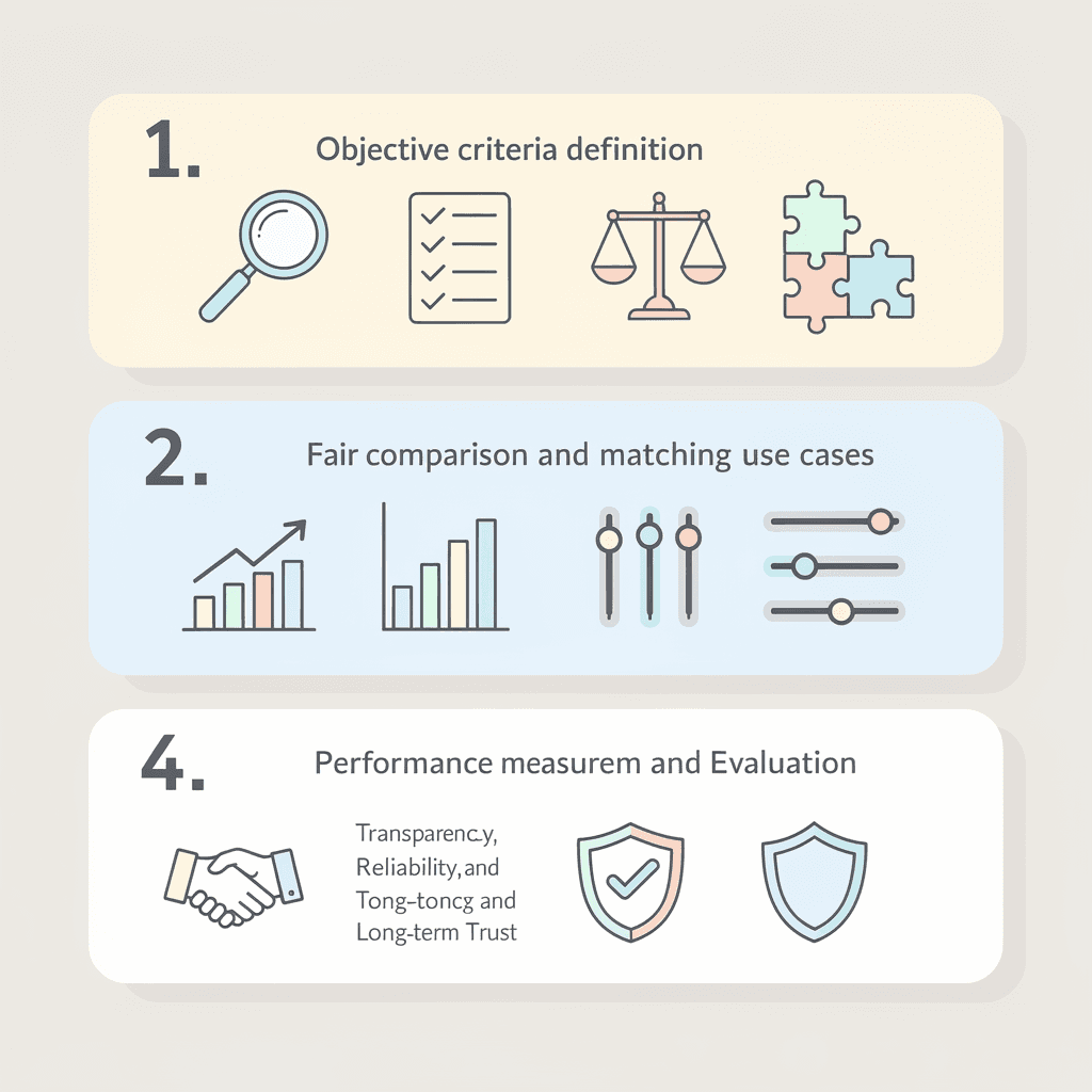 벤더 독립적 AI 도구를 공정하게 평가하는 4단계 프레임 관련 이미지